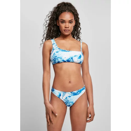 UC Ladies Women's Asymmetrical Ocean White Bikini Tank Top