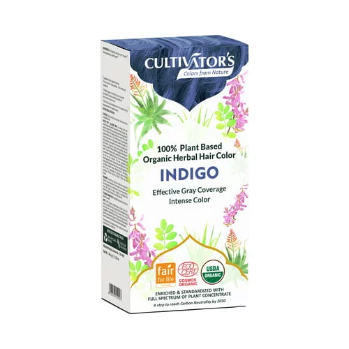CULTIVATOR'S Organic Herbal Hair Color - Indigo