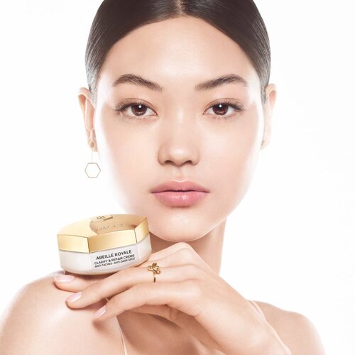 Guerlain Abeille Royale Clarify &amp;amp; Repair Creme učvr&amp;scaron;ćujuća krema za posvjetljivanje punjivi 50 ml Slike