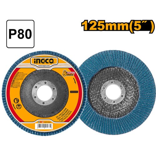  Brusna ploča lamelasta 125x22 P80 FDZ1253 INGCO Cijene
