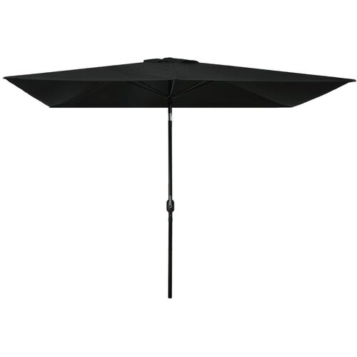  Vrtni suncobran s metalnom šipkom 300 x 200 cm crni Cijene