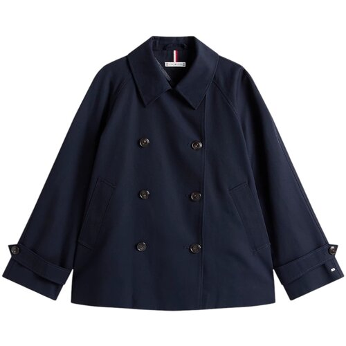 Tommy Hilfiger Jakne &amp;amp; Blazerji COTTON REG SHORT TRE WW0WW45618 Modra Slike