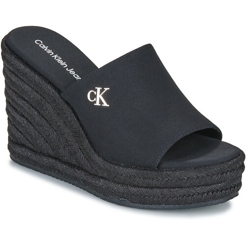 Calvin Klein Jeans WEDGE ROPE SLIDE MG Crna Cijene