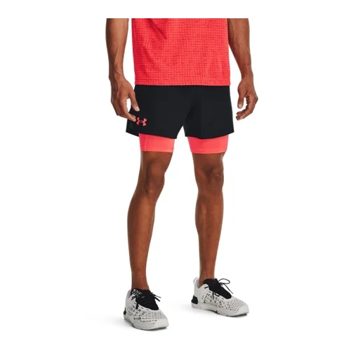 Under Armour UA Vanish Woven 2in1 Vent Shorts, Black/Beta - XXL, (20798799)