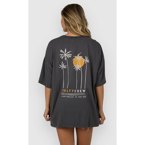 Salty Crew Palm Set Cover Up T-shirt charcoal Cene