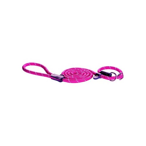 Rogz rope moxon povodac za pse, m, roze Slike