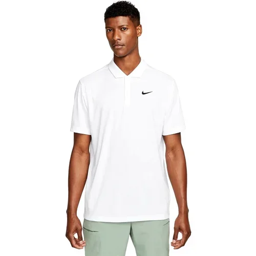 Nike Polo majice kratki rokavi POLO HOMBRE COURT DRI FIT DH0857 Bela