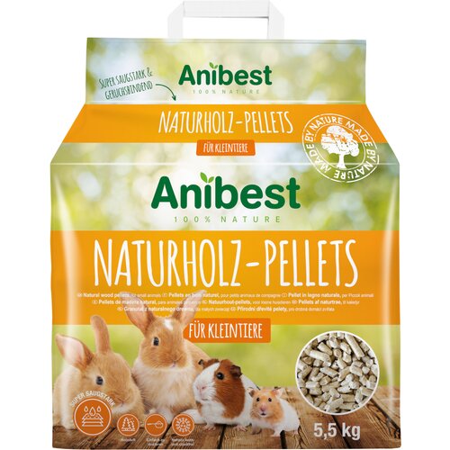 Anibest pelete od prirodnog drva - 2 x 10 l (11 kg) Slike