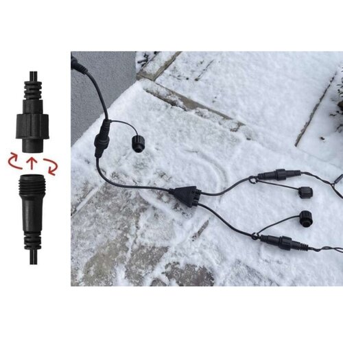  Razdelnik za povezivanje božićne rasvete IP44, 0,4 m Slike