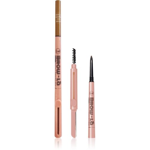 J.Cat Beauty Brow-LA svinčnik za obrvi s krtačko odtenek 103 Medium Cool Brown 0.08 g Cene