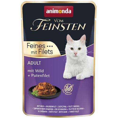  Varčno pakiranje animonda Vom Feinsten Adult 36 x 85 g - Divjačina & puranji file Cijene