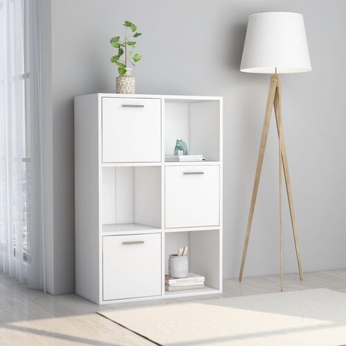 VidaXL Omara za shranjevanje bela 60x29,5x90 cm iverna plo&amp;scaron;ča Slike