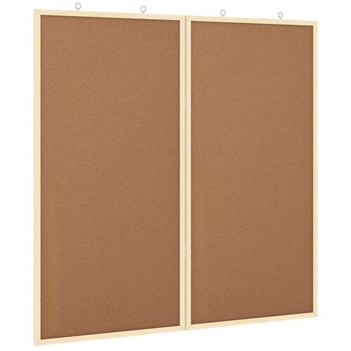 vidaXL Bilten tabla Rjava 80 x 80 x 1.4 cm Trdna borovina, (5000152813) Cene