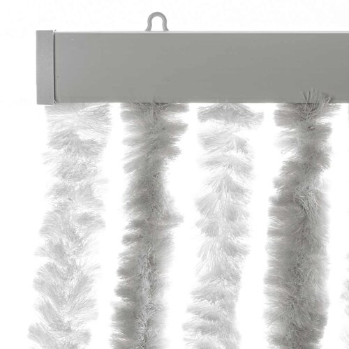  Zastor protiv muha svjetlosivi i bijeli 56x185 cm od &amp;scaron;enila Slike