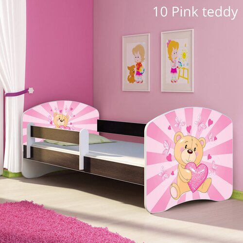  Otro&scaron;ka postelja ACMA z motivom, stranska wenge 180x80 cm 10 Pink Teddy Bear Cene