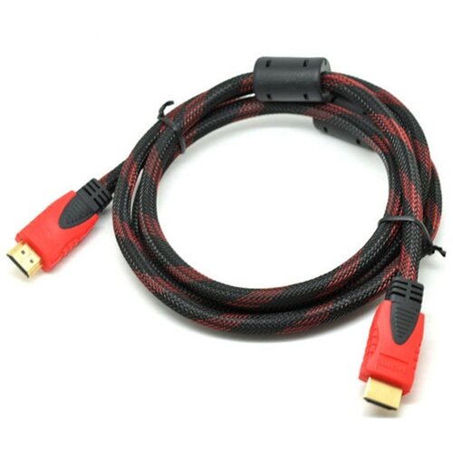 INF HDTV Visokokakovostni Kabel: Rdeče-Črna Mreža, 1080P, HDMI Mo&scaron;ki-Mo&scaron;ki 2 m, (5000076279) Cene