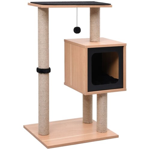 VidaXL Penjalica za mačke s prostirkom za grebanje od sisala 82 cm Slike