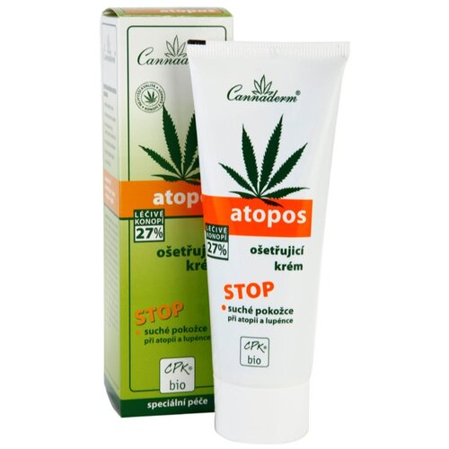 Cannaderm Atopos Treatment Cream zdravilna krema za kožo z ekcemom 75 g Slike