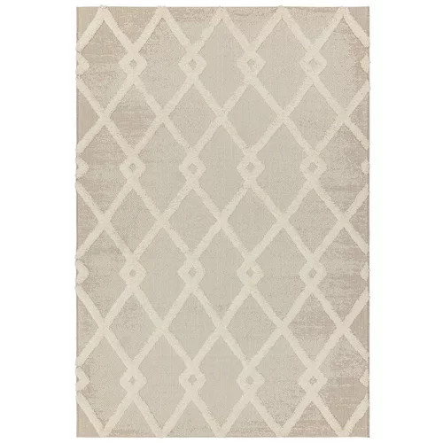 Asiatic Carpets Kremno bela zunanja preproga 160x230 cm Monty –