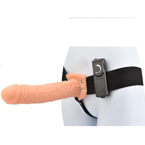 Loving Joy Strap-on Vibrating Vanilla 8 Cene