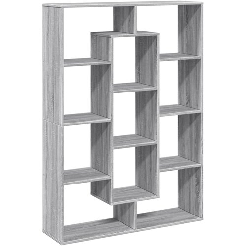 Maison Chic Knjižna omara - Knjižni regal siva sonoma 102x29x143 cm inženirski les, (21725102) Slike
