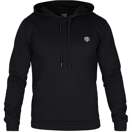 MOROTAI Sportska sweater majica crna / bijela