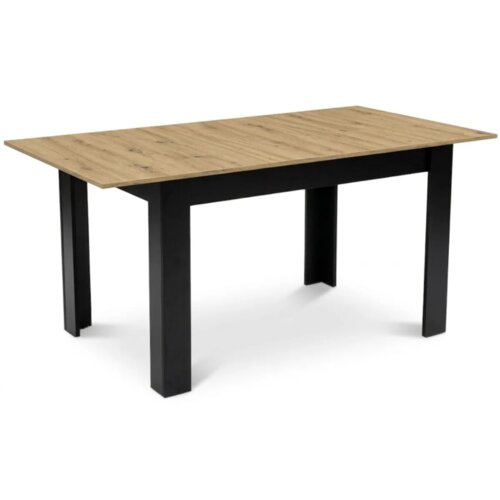  Pravokutni rastezljivi stol 120–160 × 80 cm za kuhinju i blagovaonicu, za 4–6 osoba, artisan hrast Cene