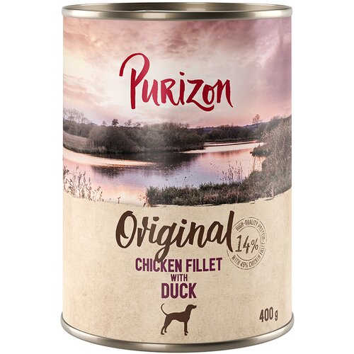 Purizon Adult 6 x 400 g - NOVO: pileći file s pačetinom, mrkvom i kupinom Cijene