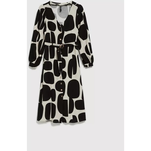 Moodo Viscose patterned dress Slike