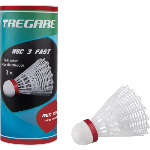 Tregare NSC 3 FAST WHITE Loptice za badminton, crvena, veličina