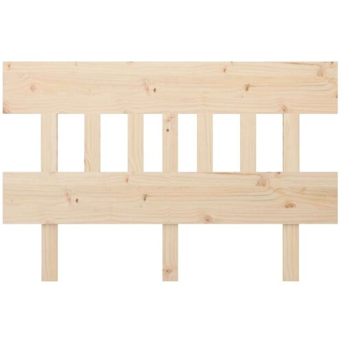 VidaXL Uzglavlje za krevet 163,5 x 3 x 81 cm od masivne borovine Slike