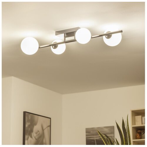  Brilagi - LED plafonski luster MILLA 4xG9/3W/230V crni hrom/bela Cene