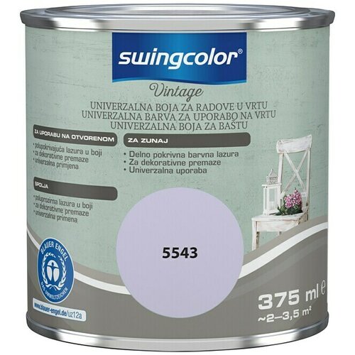 SWINGCOLOR Vintage Lazura za uporabu u vanjskom prostoru (Ljubičasta, Sadržaj: 375 ml, Svilenkasti mat) Cijene