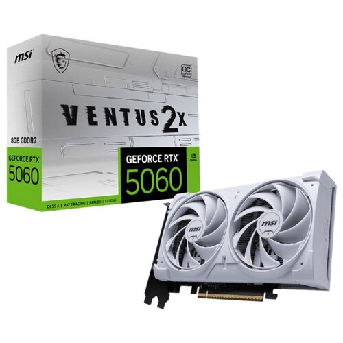 MSI GeForce RTX 5060 8G 128bit GeForce RTX 5060 8G VENTUS 2X OC WHITE Cene