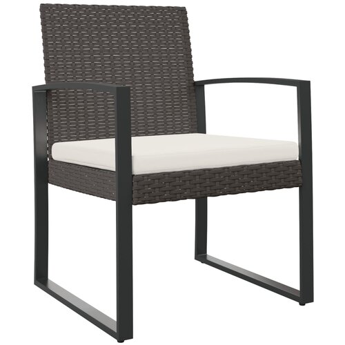 Maison Chic Vrtni jedilni stoli - Stol za vrt 2 kosa rjav PP ratan JS300, (21878730) Slike