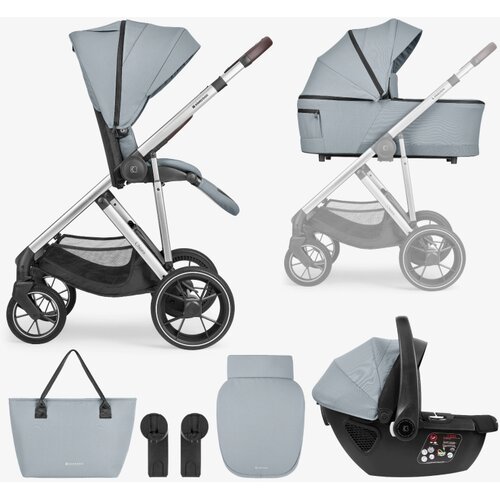 Kikka Boo Kolica Chiara 3in1 set sa I-SIZE autosedištem i tvrdom korpom Grey Cene