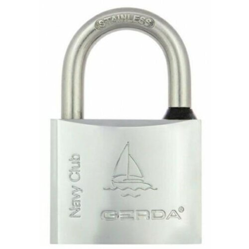 GERDA Nerjavni padlock Chrome 40 mm / mornariški klub, (21400990) Cene