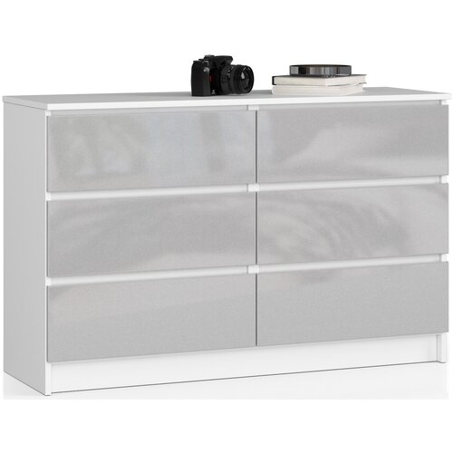 AKORD KOMODA K120 6SZ CLP METALIK GLOSSY, (21703230) Slike