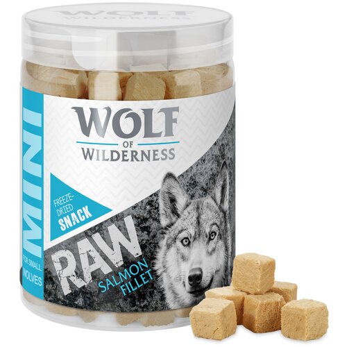 Wolf of Wilderness Mini RAW Snacks (zamrznjeno posušeni) - Lososov file (50 g) Cene