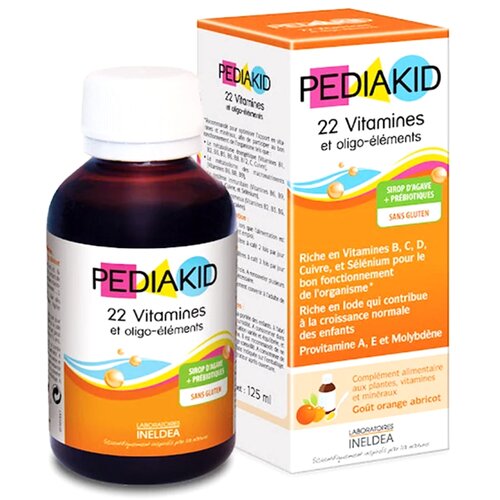 Ineldea pediakid sirup 22 vitamina za decu 125ml Slike