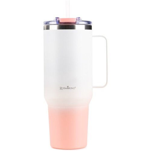 Rosmarino termo lonček MegaCup Ombre 1160 ml, roza Slike