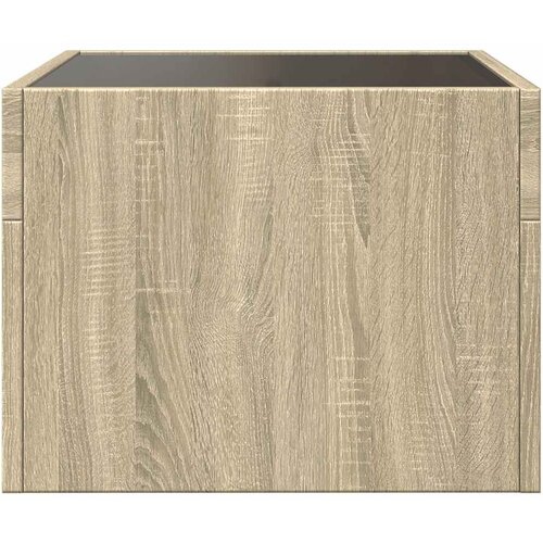  Stolić s beskonačnim LED svjetlima boja hrasta 40x40x30 cm Slike