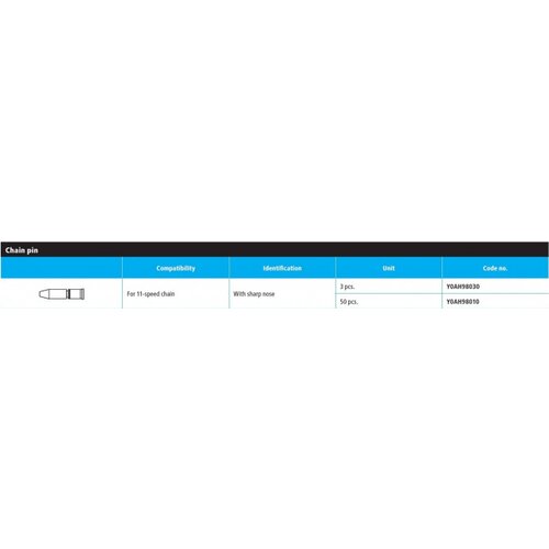 Pin ZA LANAC SHIMANO CN9000 11 BRZINA HGEV 50 PCS Y0AH98010 SHIMANO Slike