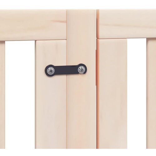  Vrata za pse s vrata&amp;scaron;cima 12 panela sklopiva 600 cm drvo topole Smeđa 50 x 90 x 2 cm Slike