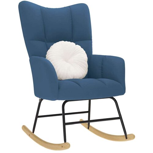  Gugalni stol modro blago, (21827989) Slike