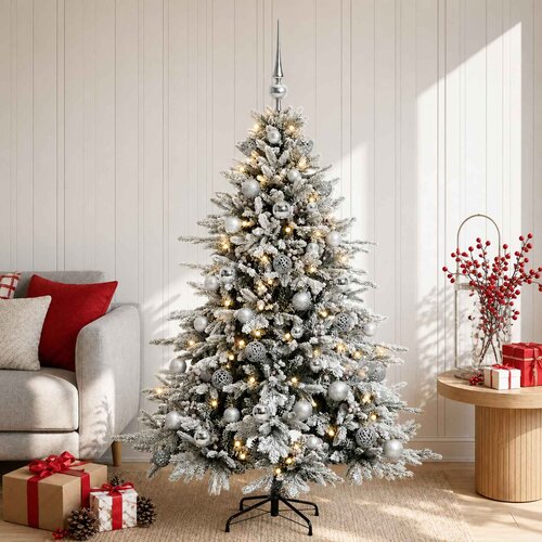  Umjetno božićno drvce s kuglicom 120 cm 150 LED lampica Cene