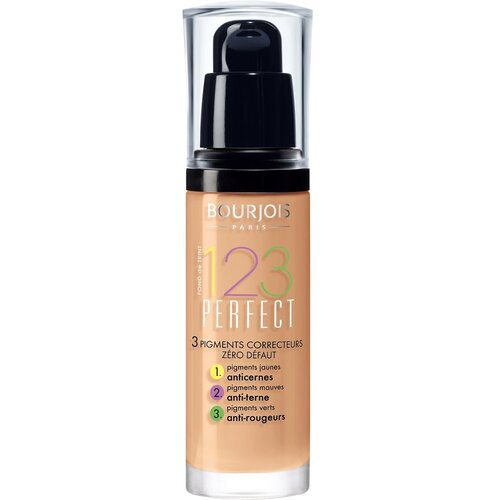 Bourjois Paris 123 Perfect Foundation 16 Hour SPF 10 tekući puder (55 Dark Beige) 30 ml Cijene