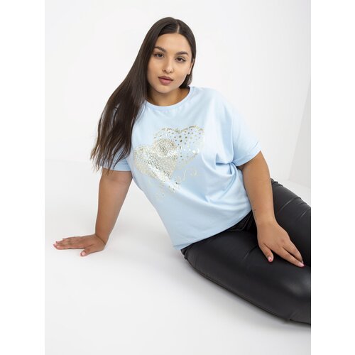 RELEVANCE T-shirt-RV-TS-7660.88P-Light Blue Slike