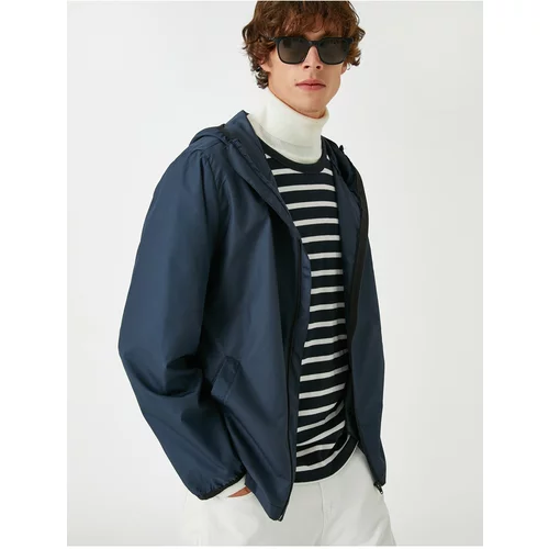 Koton Jacket - Navy blue - Relaxed fit