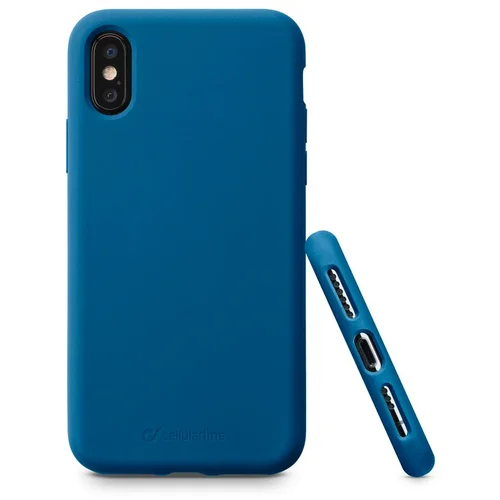 Cellular Line Sensation silikonska maskica za iPhone X/XS plava